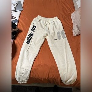 White fox sweats